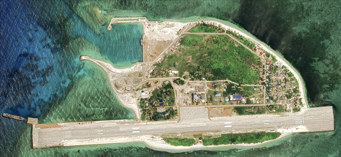 Chinese Vessel, Sumadsad Malapit sa Thitu Island (Pag-asa Island)